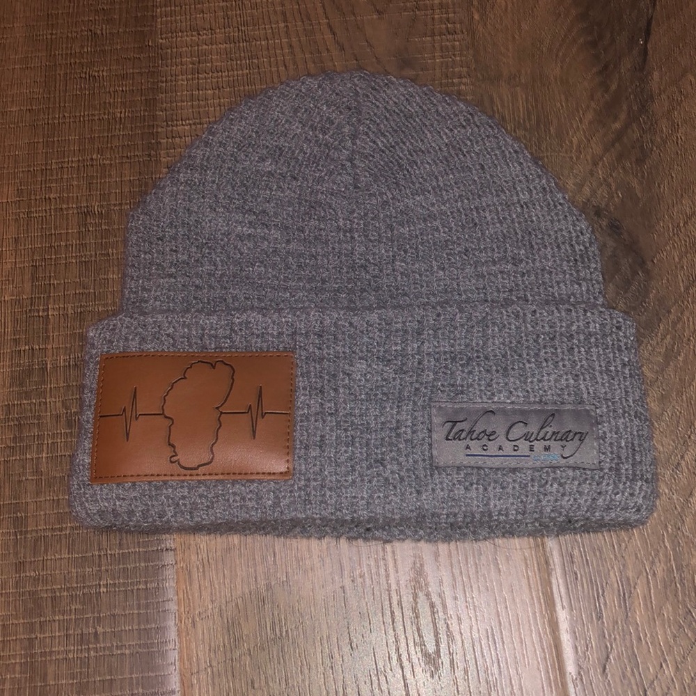 Grey Knit Beanie